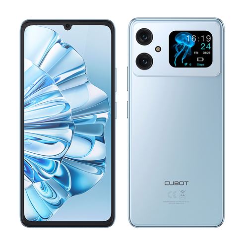 CUBOT A20 Téléphone Portable 6.745” 12GO RAM 128GO Smartphone Android 14 5100mAh Dual SIM 4G- Bleu
