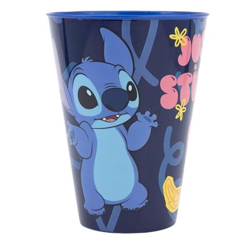 Non Communiqué Bleu Gobelet 430 Ml Pour Enfant Stitch Collection Palms Disney