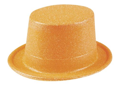 Boland chapeau Glitter unisexe néon orange taille unique