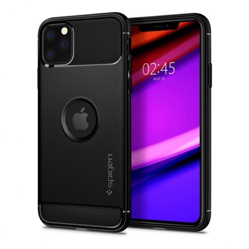 Coque Spigen Rugged armor noir pour Iphone 11 Pro