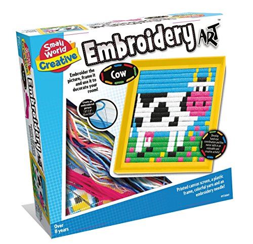 Kit de broderie vache artistique Small World Toys