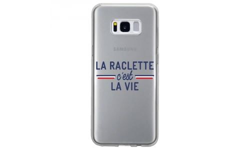 Coque souple pour Samsung Galaxy S8 avec impression Motifs la raclette c'est la vie