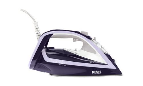 Tefal Turbo Pro FV5615E0 - Fer à vapeur avec fermeture automatique - semelle : Durilium AirGlide Autoclean - 2600 Watt - violet