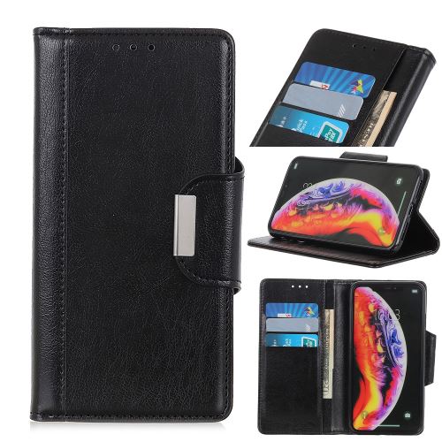 Etui en PU avec support de couleur noir pour votre Huawei Honor 9X Pro