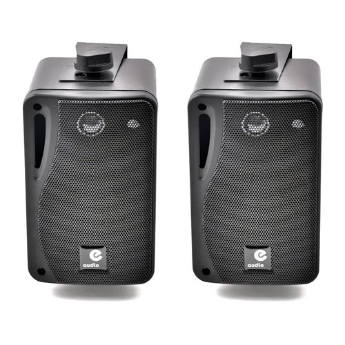B416B ? Paire d?enceinte passive noire 4 OHMS 80W