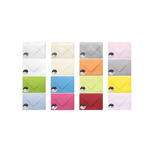 Clairefontaine Enveloppe 120g 162x229 Cl&eacute;mentine Pqt 20