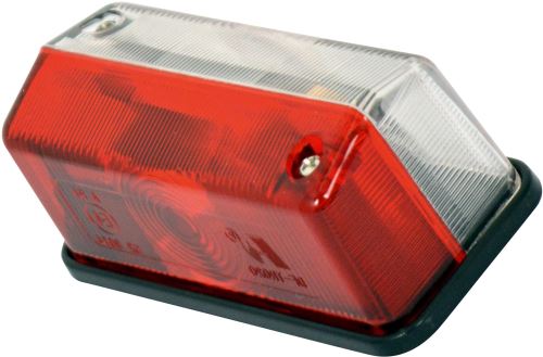 Carpoint largeur de lumière 12 Volt rectangle de 95 mm rouge / blanc