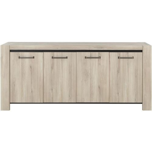 Embrun Enfilade 4 Portes - L 200 X P 49 X H 87 Cm