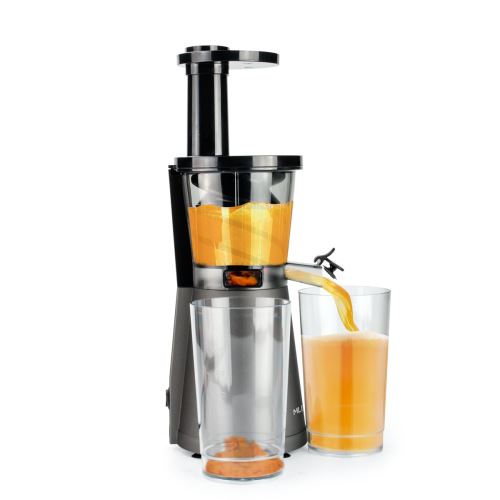 Extracteur De Presse À Mastiquer À Basse Vitesse Avec Brosse De Nettoyage Et Deux Récipients Mliter Sj200a 200w Eu Gris