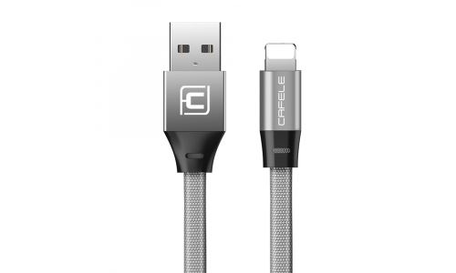 Câble Cafele iPhone Lightning plat et tressé nylon