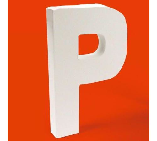 Lettre en carton P