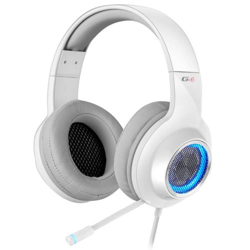 Edifier G4 Binaural Bandeau Blanc Casque Audio - Casques Audio (pc/jeux, 7.1 Canaux, Binaural, Bandeau, Blanc, Avec Fil)