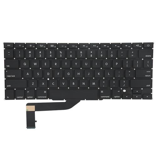 Clavier de remplacement pour tablette pour Macbook Pro Retina 15 pouces A1398 2012 2013 2014 2015