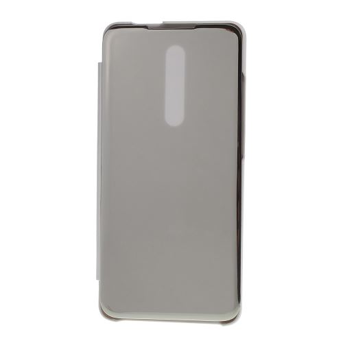 Etui en PU surface de miroir de la fenêtre de vue argent pour votre Xiaomi Redmi K20/K20 Pro/Mi 9T/Mi 9T Pro