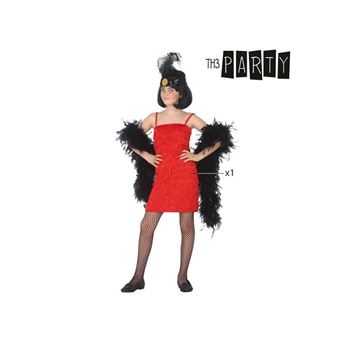 Déguisement pour Enfants Charleston Rouge (Taille 3-4 Ans