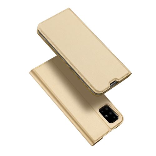 Coque en TPU retourner avec porte-carte or pour votre Samsung Galaxy A51