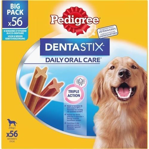 PEDIGREE Dentastix B&acirc;tonnets hygi&egrave;ne bucco-dentaire - Pour grand chien - 8 x 270 g