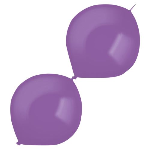 Amscan ballons pendulaires cristal clair 30 cm latex violet 50 pièces