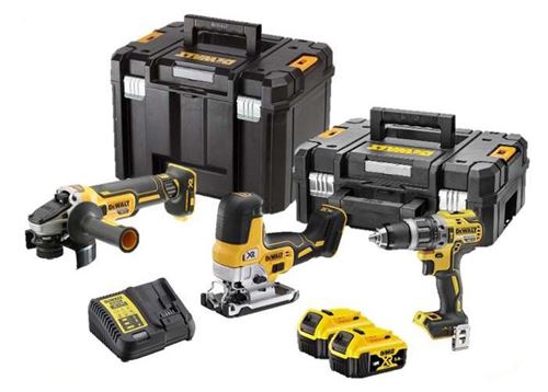 Kit 3 Outils Xr 18V 5Ah Li-Ion Brushless Dewalt Spécial Bricolage - Dck329P2T