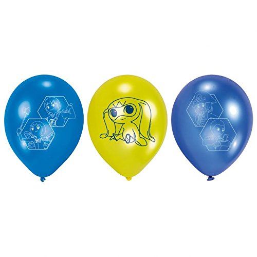 Amscan - 9900186 - 6 Ballons Playmobil Super 4 