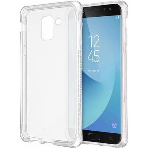 ITSKINS Spectrum Clear - Achterzijde behuizing voor mobiele telefoon - thermoplastic polyurethaan (TPU) - transparant - voor Samsung Galaxy J6 (2018)