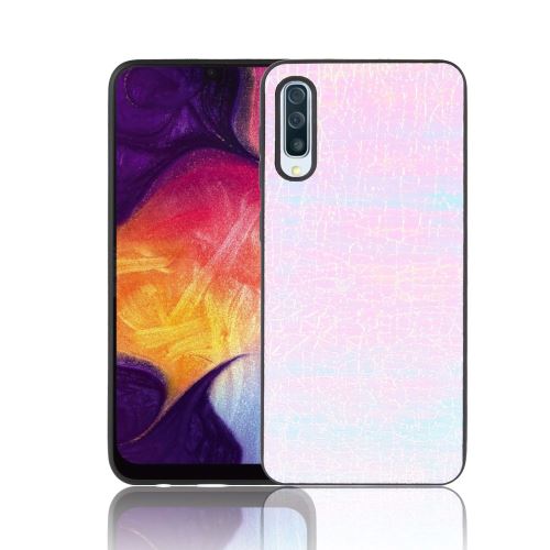 Etui en PU rose pour votre Samsung Galaxy A50