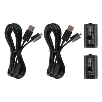 Pack 2 Batteries + Câble Pour Manette Xbox One - Neuf Sous Blister - Officiel ?