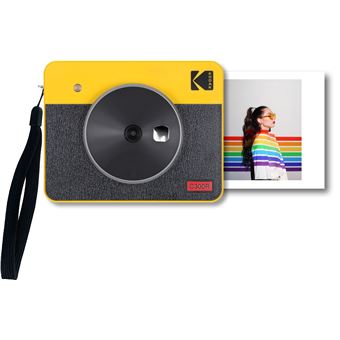 KODAK Square Cam & Print C300Retro Yellow: Imprimez l'Instant en Style Retro  avec des Photos 4Pass (3 x 3) depuis Votre Appareil Mobile - Appareil photo  instantané - Achat & prix