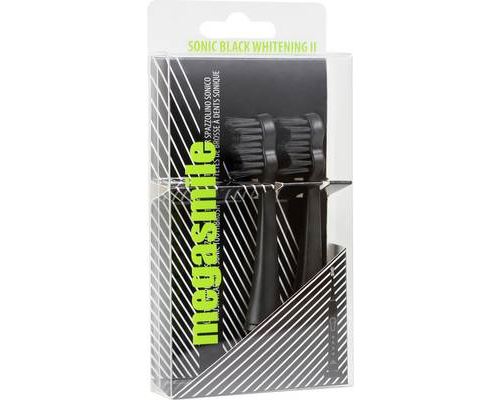 Lot de 2 têtes de brosse à dents sonique Black Whitening II - Noir
