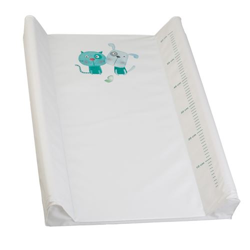 Matelas plan à langer luxe pour bébé 50 X 70 cm Beige Dog and Cat