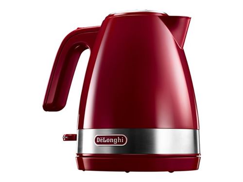 De'Longhi Active Line KBLA2000.R - Bouilloire - 1 litre - 2000 Watt - Rouge passion
