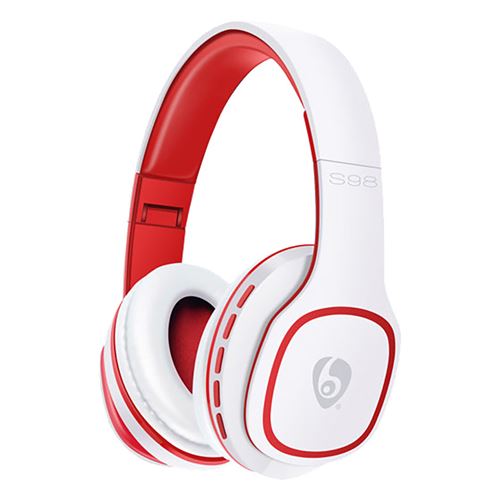 Casque audio Bluetooth S98 stéréo sans fil Gaming pour PUPG / PS4 - blanc