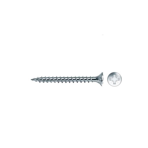 Zèle 94525 vlox – Vis complète Velox Vis tete fraisee empreinte PZ Ø 4,5 x 25 mm, galvanisé, 500 pièces