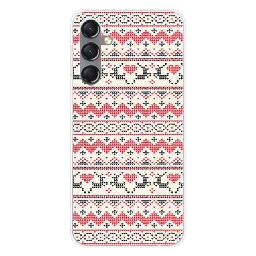 Coque en silicone imprimée compatible Samsung Galaxy A24 4G NO Pull de Noël Rennes
