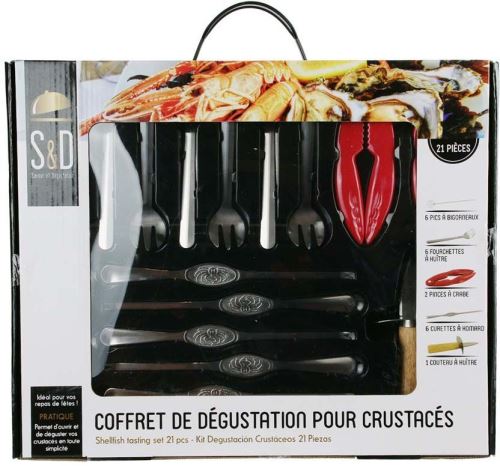 Saveur Et Degustation - Coffret dégustation de crustacés 21 pièces