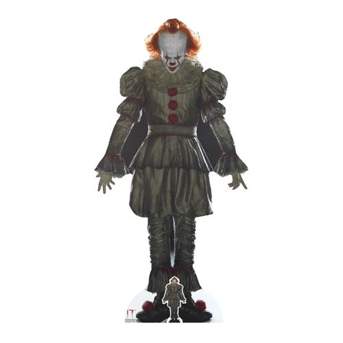 Figurine en carton Pennywise alias GrippeSou le Clown dansant H192 cm Peluche Achat