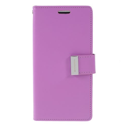Etui en PU agenda riche avec plusieurs emplacements pour cartes violet pour votre Samsung Galaxy S10 Lite
