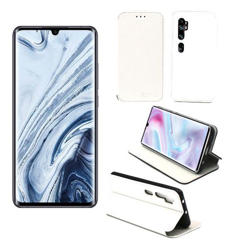 Housse Portefeuille blanche pour Xiaomi Mi 10 PRO à Rabat avec Porte Cartes