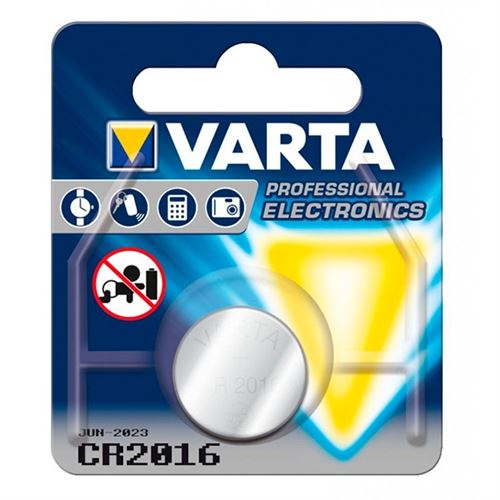 Pile Bouton au Lithium Varta 220841 3 V Argent