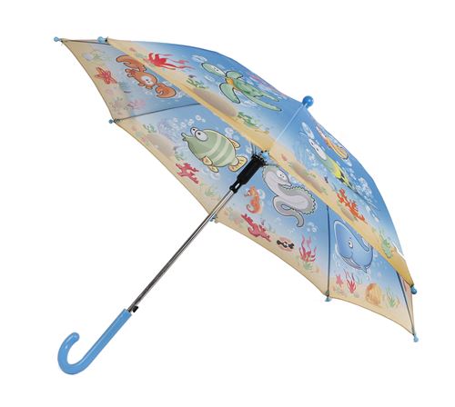 Van Manen parapluie pour enfant sous-marin polyester 57cm bleu
