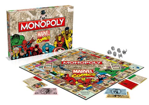 Monopoly Marvel - Retro Comics