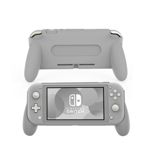 Etui de protection avec manette antidérapante pour Nintendo Switch Lite - Gris