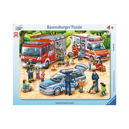 Puzzle 30 Pièces : Puzzle Cadre - Professions Excitantes, Ravensburger