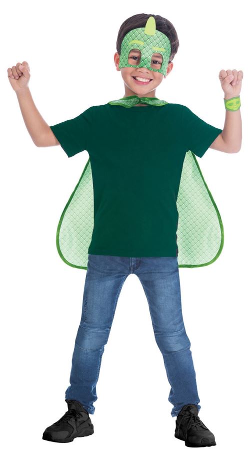 Amscan costume PJ MasksGekko junior vert 4-8 ans 3-pièces