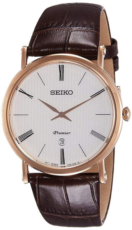 Montre Homme Seiko Premier SKP398P1 Brun