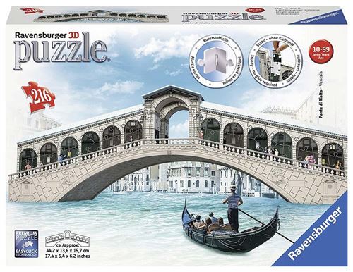 Puzzle 3D Pont de Rialto 216 pièces
