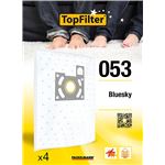 TopFilter Lot 2 Sacs Aspirateur Bluesky - Non Tissé Filtration Haute 49x30cm