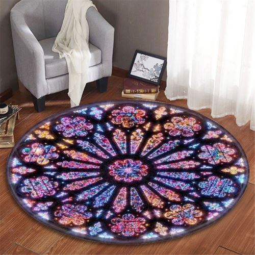 Notre-Dame Elements Couverture ronde de bain tapis 120cm BT557