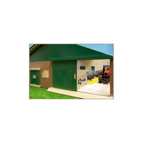 Kids Globe Hangar de ferme pour tracteurs jouet Petit 1:32 Bois 610192 -  Peluche - Achat & prix