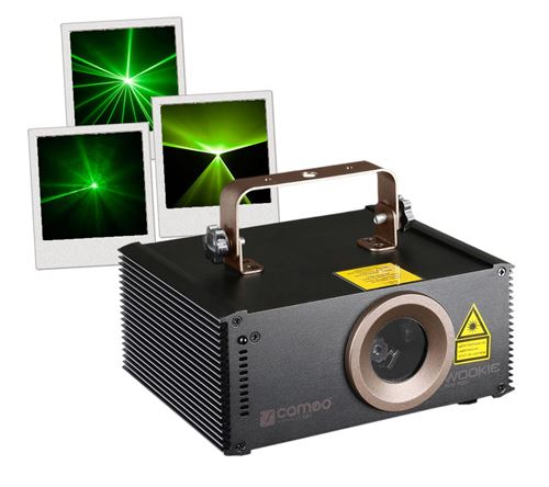 Projecteur à effets laser Cameo WOOKIE 200 RGY rouge, vert, bleu